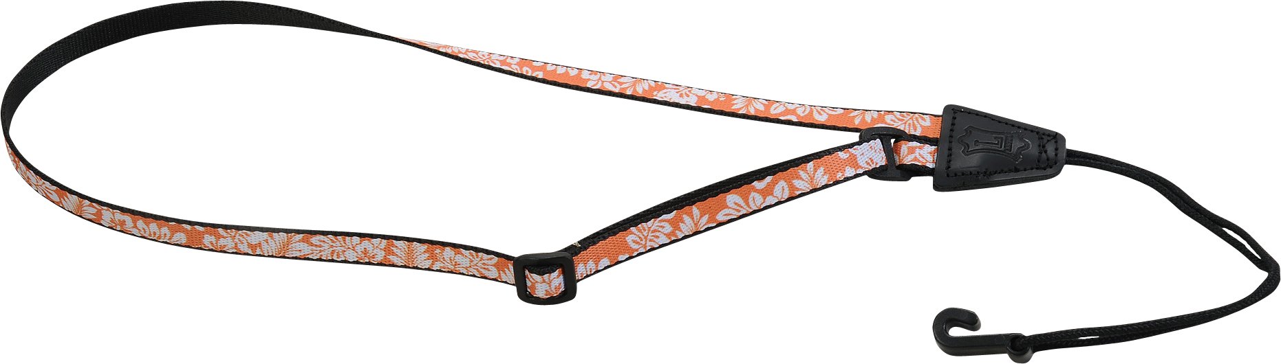 Levy's Poly Hawaiian Print Mp22-003 Classical/Ukulele Strap - Orange