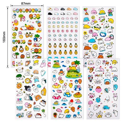 Knaid Planner Stickers Value Pack (Assorted 1200 PCS, 36 Sheets) - Decorative Sticker Collection for Scrapbooking, Calendars, Arts, Kids DIY Crafts, Album, Diary, Bullet Journals by