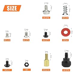 HELIFOUNER 450 Pieces Computer Standoffs Screws