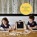Felt Letter Board Changeable with a Massive 680 Letters Numbers Symbols & Emoji's - 10x10 inches - Perfect for The Classroom, Home, Office or Business