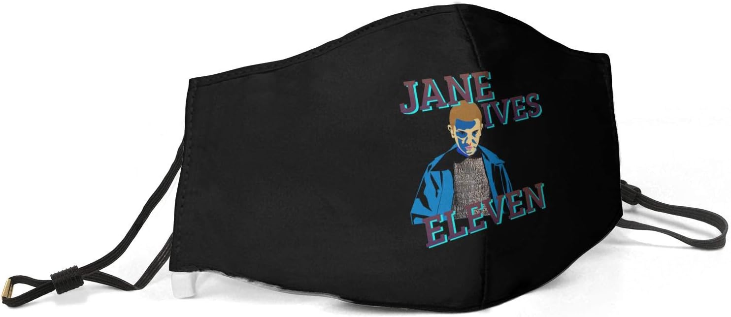 Unisex Pop-eleven-stranger-things- Dust Mask Adjustable Anti Pollution Mask Reusable Outdoor Mask