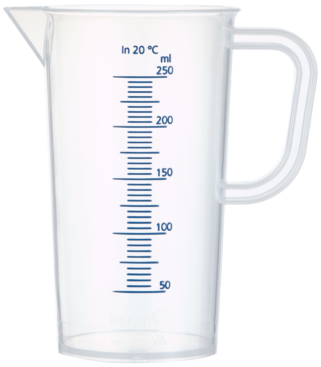 neoLab E-1621 Polypropylene Measuring Jug, 250 ml