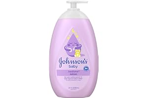 Johnson's Baby Bedtime Lotion, Soothing NaturalCalm Aromas, Gentle Nighttime Baby Lotion, Helps Relax & Soothe, Hydrating, No added Parabens & Dyes, 27.1 fl. oz