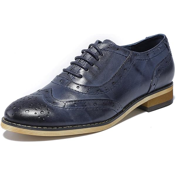 Gino Vitale Two-tone Wingtip Oxford In Brown