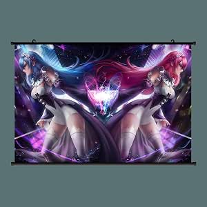 Re Zero Poster Rem & Ram JP Anime Poster Wallpaper Anime ...