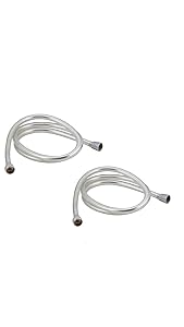 Mily 1mtr abs healthfaucet Shower Tube Pipe- Pack of 2