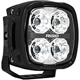 Rigid Industries Phoenix Spot LED Light Pod - Amber Backlight, 5 Color Modes, 3 Power Modes, Universal Fit