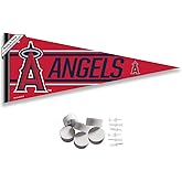 WinCraft Los Angeles Angels Pennant Banner and Wall Tack Pads