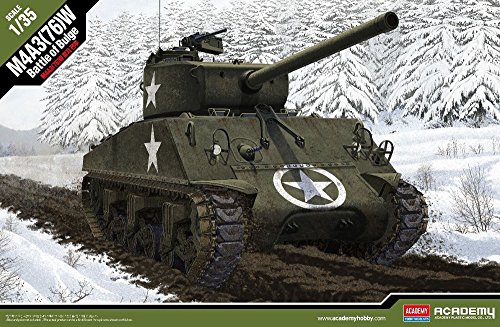 Academy 1/35 M4a3(76)w Sherman "battle Of The Bulge" # 13500