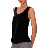 Women's Sleeveless Silky Camisole Tops - Summer Loose Tank Tops for Women, Wide Strap Blouse, Soft Satin Slip Shirt, S-L