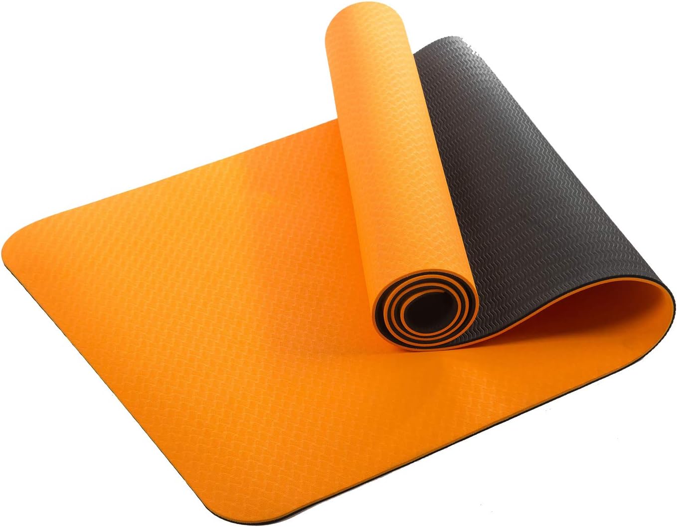 PowerLife 6MM Thick Yoga Mat Non Slip Exercise Fitness Mats for Women and Men Home Workout Pilates Gym Training