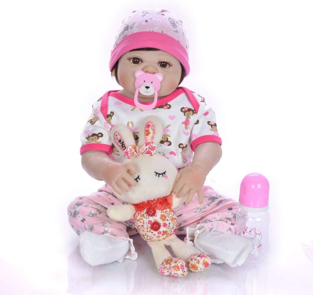Prezzo WYCD Bambola Rinata Reborn Bambola Molle del Bambino di Simulazione Silicone Vinile 22pollici 57Centimetri Realistica Ragazza del Ragazzo Offerte