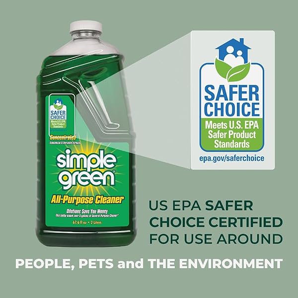 SIMPLE GREEN 13014 67 ALL PURPOSE CLEANER, GREEN, 67.6 FL OZ, 1 COUNT