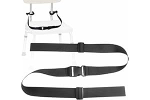 Shower Chair Anti-Slip Belt, Universal Bath Bench or Stool Protective Buckle Strap Bathroom Nursing Care Supply for Elderly, 