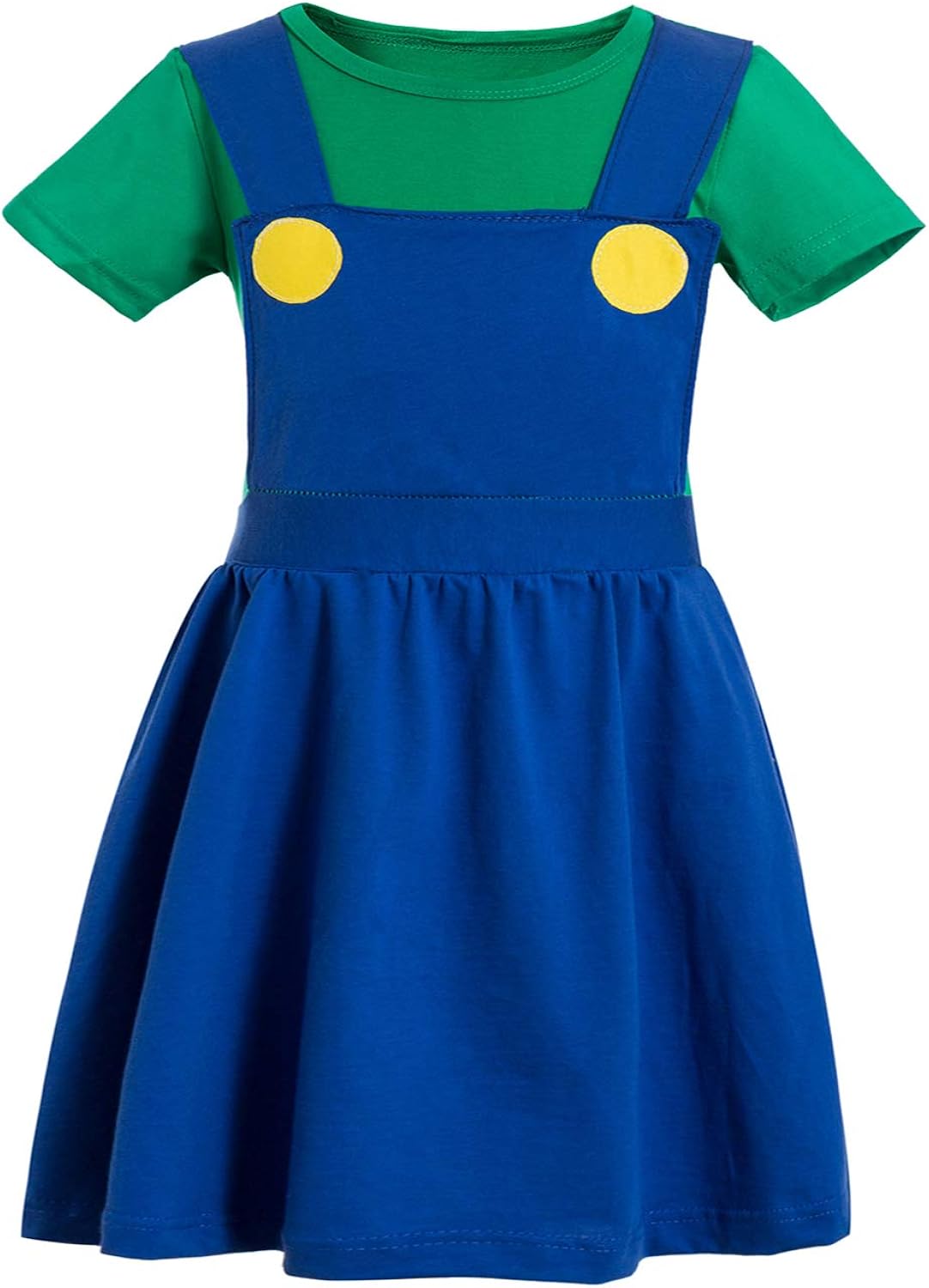 Princess Peach Deluxe Girls Costume Dress Daisy Girls