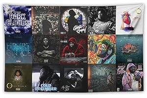 Qaiugi Collage Flag Banner Tapestry for Teen Bedroom Wall Hanging College Decor 3x5 Feet Indoor Outdoor Poster