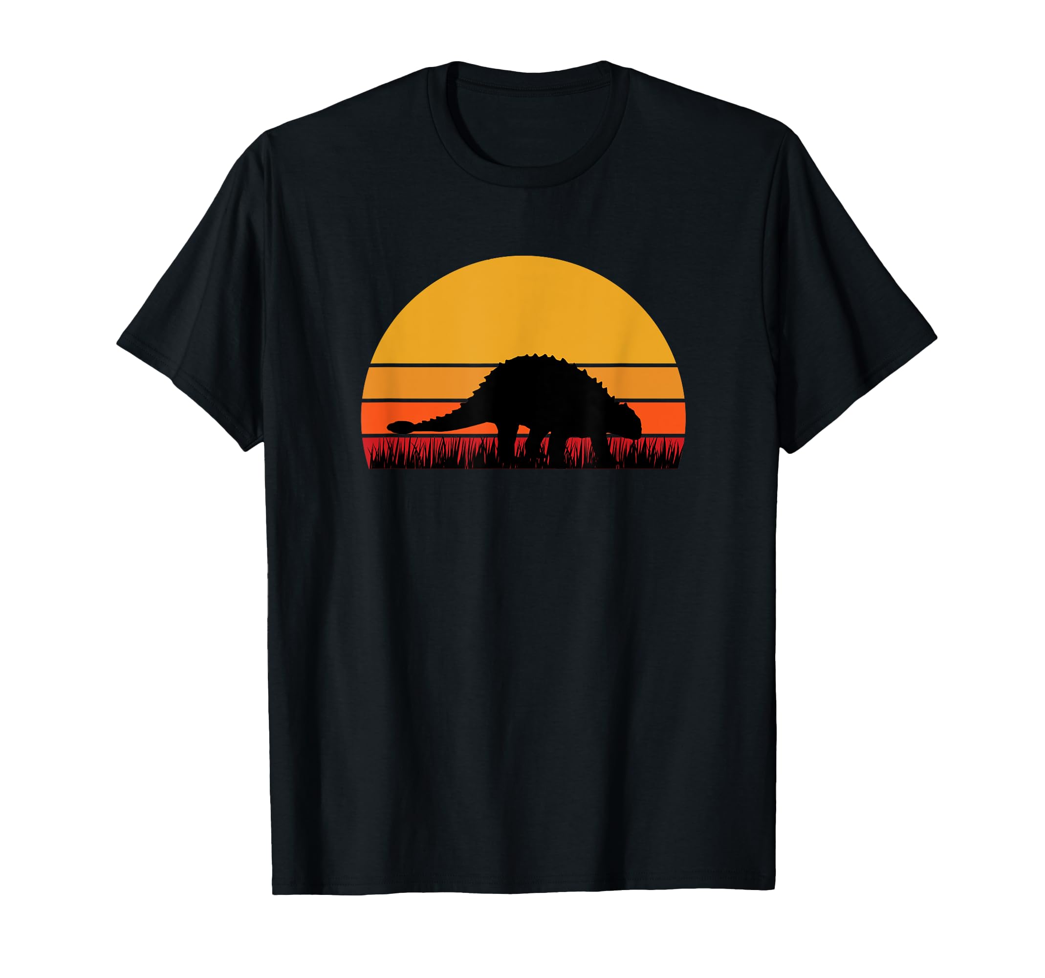 Ankylosaurus Dinosaur Dino Jurassic Museum Dinos Retro T-Shirt
