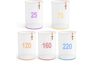 Zihvfzu 5-Gallon All-Mesh Strainer Bags 5-Pack Kit with Multi-Purpose Filter Sizes with 1 Premium Pressing Screen - Reusable Nylon Mesh Bags for Hydroponic Vegetables, Herbal Tea, and Ice Filtration