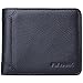 FlyHawk Men's RFID Blocking Genuine Leather Biford Mini&Slim Size Wallet, Classic-black, One Size