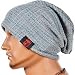 Z&s Mens Womens Slouch Long Beanie Winter Knit Skull Cap Hat B0724