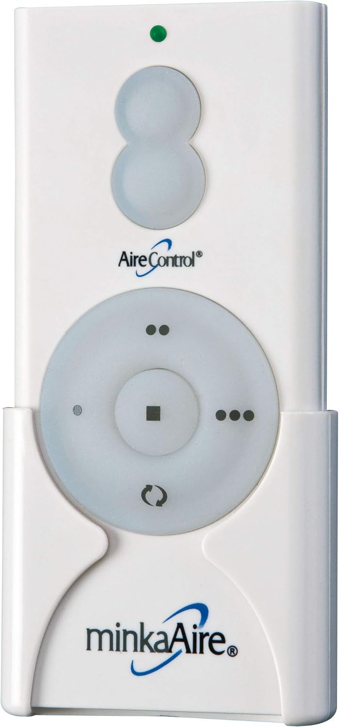 Minka Aire Ceiling Fan Remote RCS212, Hand Held 3-Speed Forward/Reverse, Up/Down Light Dimmer - Ceiling Fan Wall Controls - 