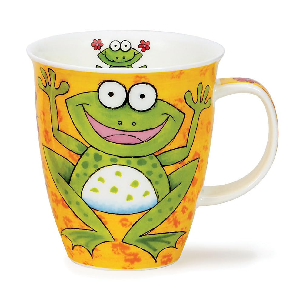 Dunoon Nevis Fine Bone China Mug Frogs