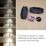 Jiuxuerim Inline Rotary Dimmer Switch Trailing Edge 220V-240V Black Plastic view 7