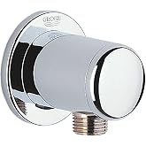 Grohe 28672000 Relexa Shower Wall Union, 0.5-Inch Threaded Connection, Starlight Chrome