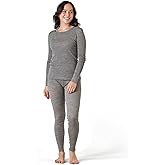 LAPASA Womens 100% Merino Wool Base Layer Set Lightweight & Midweight Thermal Underwear Long John Top & Bottom Warm L58/L91