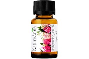 NATUREANNE Premium Grade Fragrance - 10ml - Scented for Diffusers, Soap Making, Candles, Lotion, Home Scents, Linen Spray, Perfume, Beard Oil (Honeysuckles Jasmine)