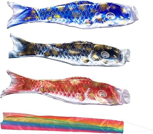 Amazon 鯉のぼり 金鯉 赤い黒い青いピンク緑 男の子 こどもの日 端午の節句 出産お祝い ベビーシャワー 誕生日パーティー お店 部屋装飾 50ｃｍ こいのぼり おもちゃ
