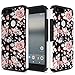 Google Pixel XL Case, TownShop Hard Impact Dual Layer Shockproof Bumper Case for Google Pixel XL - Pink Rose