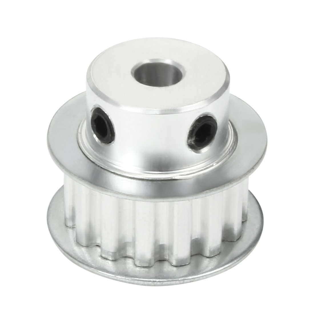 sourcingmap Aluminum XL 15 Teeth 7mm Bore Timing Belt Idler Pulley Flange Synchronous Wheel for 10mm Belt 3D Printer CNC