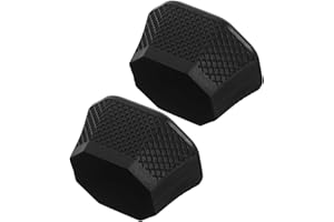 Abaodam 2pcs Replacement Badminton Racket Handle Caps Plastic End Covers with Comfortable Grip for Home Use