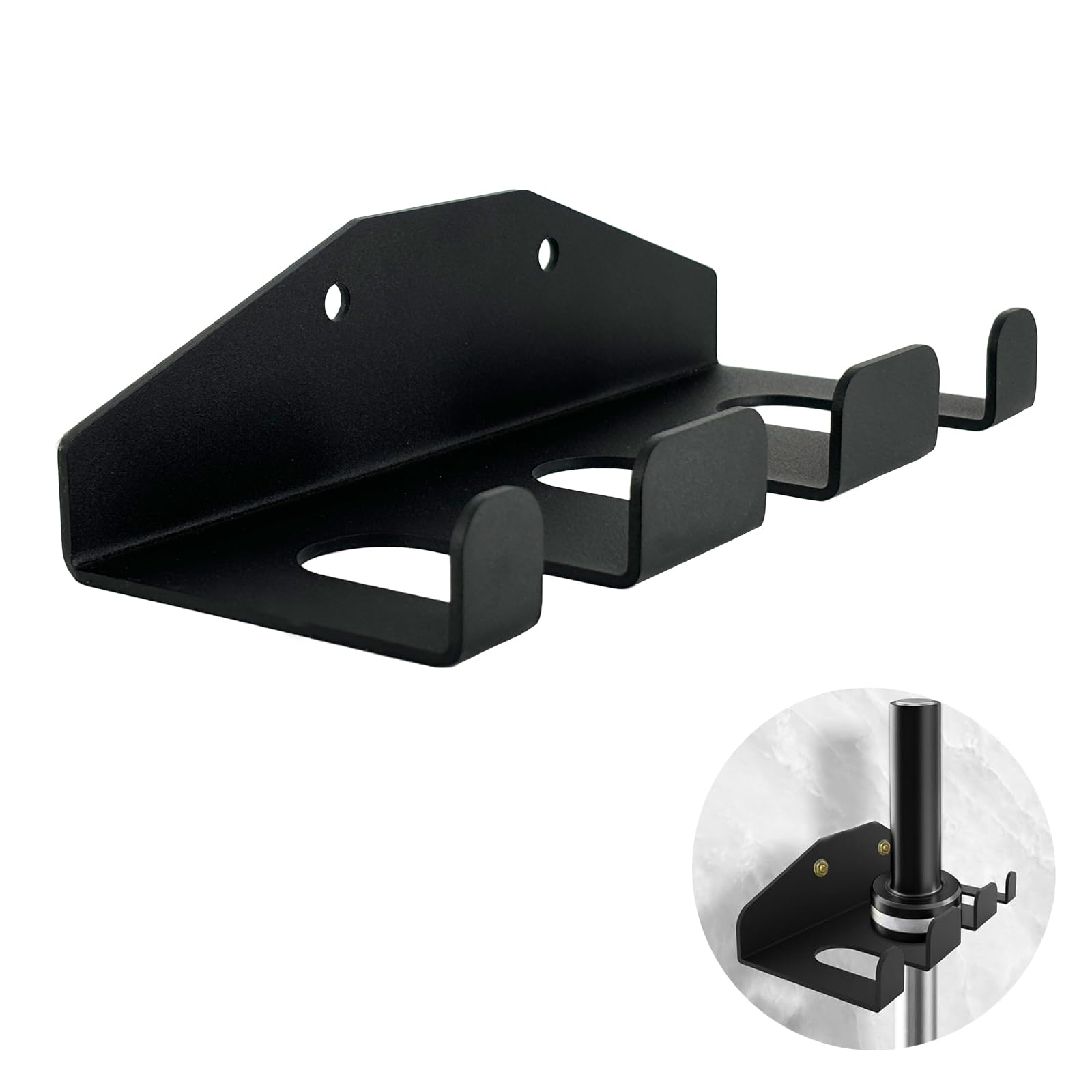 VANROUG Barbell Storage Hanging Rack, Vertical Hanging Barbell Rack,Wall Mounted Olympic Barbell Holder, Gym Rack Organizer, Effectively save space