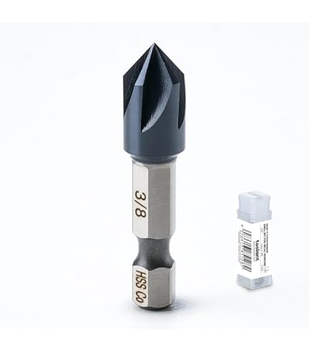 調理器具 daniel.eleven8 Irwin Tools 1877715 Countersink Drill Bit, 3/8-Inch, Black
