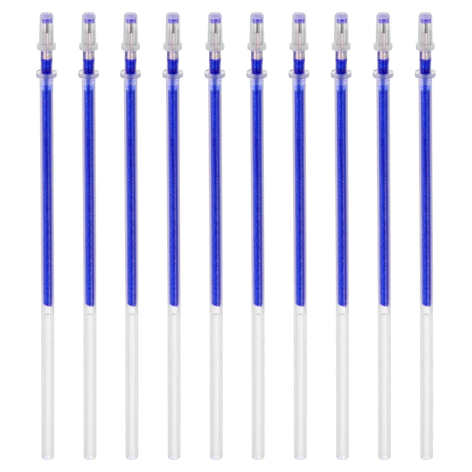 PATIKIL 1mm Gel Pens Refills, 24 Pack Sparkle Metallic Ink Bold Point for Adults Coloring Books Scrapbooking Art Drawing Journaling, Blue