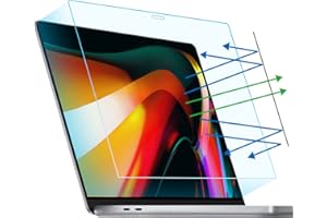 F FORITO 2-Pack Matte Anti Blue Light Screen Protector Compatible with MacBook Pro 16" Model A2141 - Anti Scratch and Anti Fingerprint Eye Protection & Anti Glare Computer Screen Cover