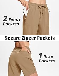 MAGCOMSEN Hiking Shorts Women Quick Dry Lightweight