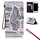 iPhone 7 Plus Case, Firefish [Kickstand] PU Leather