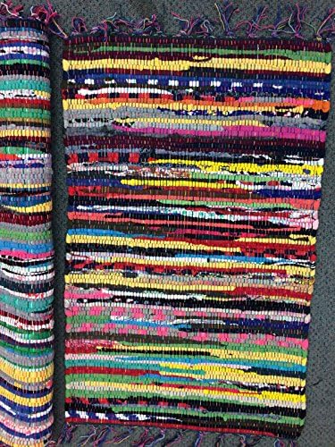Cotton Rag Rugs 20"X34" -set of 2 rugs