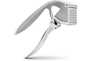 COKORA Garlic Press, Premium Kitchen Metal Garlic Crusher Masher Tool, Rust Proof & Dishwasher Safe, Heavy Duty Professional 