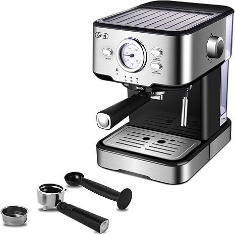 Amazon Com Gevi Espresso Machine 15 Bar Coffee Machine With Foaming Milk Frother Wand For Espresso Cappuccino Latte And Mocha Steam Espresso Maker For Home Barista Adjustable Milk Frothing And Double Temperature Control