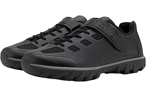 Tommaso Mens Cycling Shoes – SPD Compatible Outdoor, MTB, Gravel & Mountain Bike Shoes – Walkable Design – Cleats Not Included