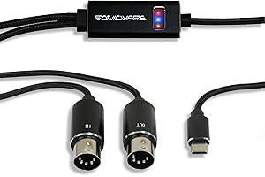 SONICWARE USB-C MIDI Interface Cable [Limited Production] – Professional-Grade, Plug & Play, Built for Serious Musicians
