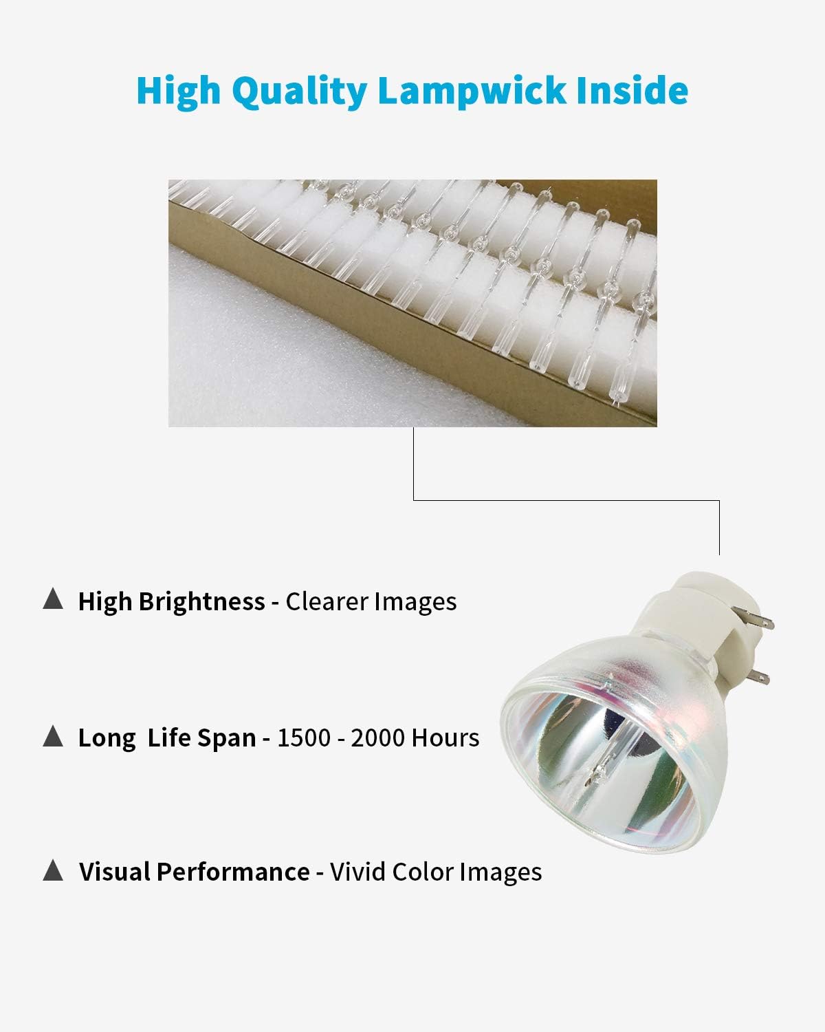KOSRAE for ELPLP96 / V13H010L96 Projector Lamp Bulb for Epson VS250 VS350 VS355 / EX3260 EX5260 / Home Cinema 2150 1060 660 2100 760 760HD Replacement（Economical）: Home Audio & Theater