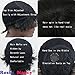 Rossy&Nancy 100% Real Virgin Remy Human Hair Free Part Short Stylish Wig with Bangs for Ladies Black Women