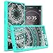 Sony Xperia XA2 Ultra Case, CoverON ClearGuard Series Hard Slim Fit Phone Cover with Clear Back and Flexible TPU Bumpers for Sony Xperia XA2 Ultra - Teal Mandala