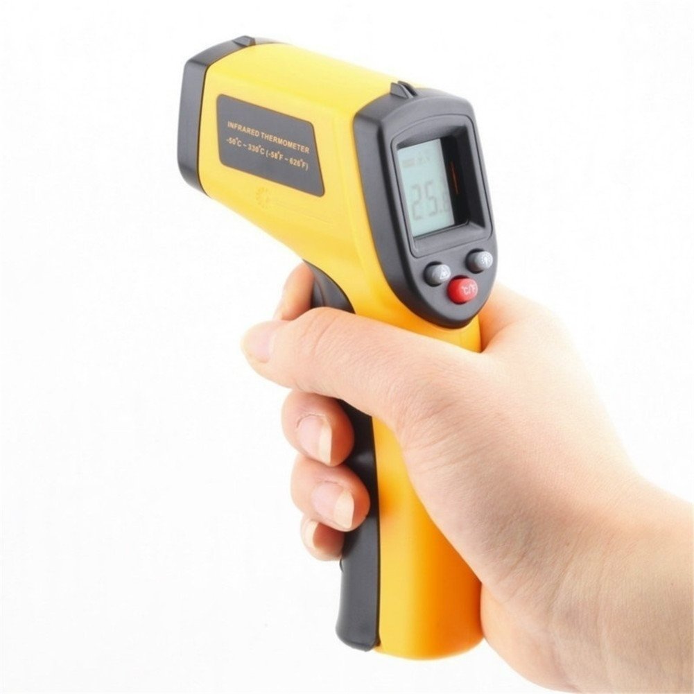 GS LCD Laser Digital IR Infrared Thermometer Handheld Temperature Meter Gun -50~380°C Non-Contact Thermometer