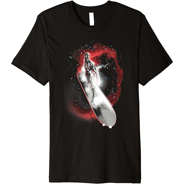 silver surfer Tシャツ 80s marvel Vtg 1989 Silver Surfer the Cosmic Power T-shirt Black M 80s